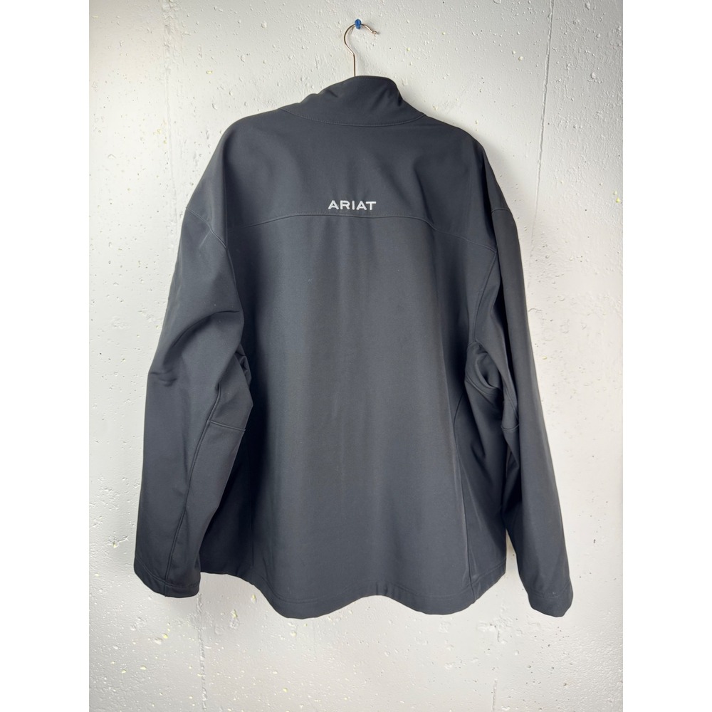 Ariat Vernon 2.0 Softshell Jacket Mens 3XL Black Wind Water Resistant 10023329 - Picture 5 of 15